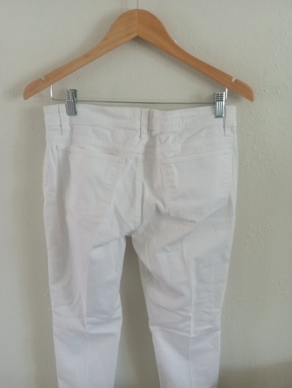 EILEEN FISHER Organic Cotton White Slim Jeans | 6 - Picture 5 of 8